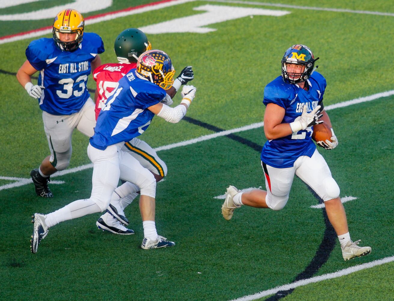 East West allstar football game
