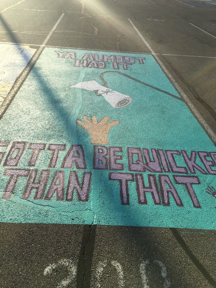Lakota West senior parking spaces
