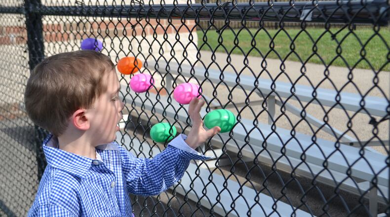 Giovanni Lupinetti, of Mason, participated in the 2014 Warren County Board of Developmental Disabilities Community Egg Hunt at Miracle Field in Springboro. This year’s event is set for April 9. CONTRIBUTED