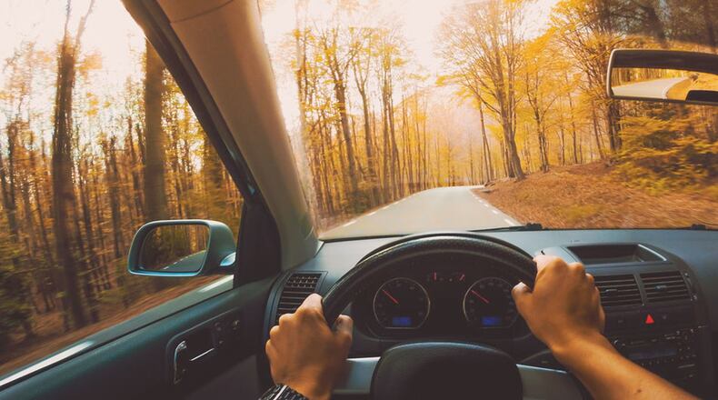 The changing leaves should remind you to change the way you drive. Watch out for these four fall driving hazards. Erie Insurance photo