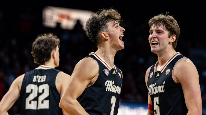 The Miami University men’s basketball team is off to its best start in program history at 18-0. ELIJAH COOK / CONTRIBUTED