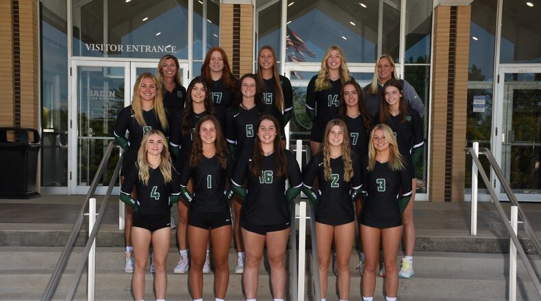 The Badin High School girls volleyball team is in the final four for the first time in school history. The Rams face Gilmour Academy on Friday in the Division II state semifinals at Wright State's Nutter Center. CONTRIBUTED