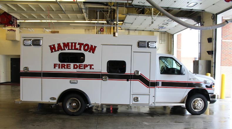 Hamilton took delivery of its new ambulance last week at a facility in New Jersey and brought it back to Station 22. It is the first white ambulance in the department’s fleet.