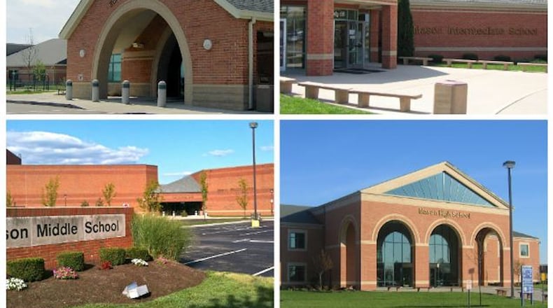 The Mason City School District is moving forward with a plan to expand the Mason Early Childhood Center, renovate Mason Middle School and close Western Row Elementary School. CONTRIBUTED