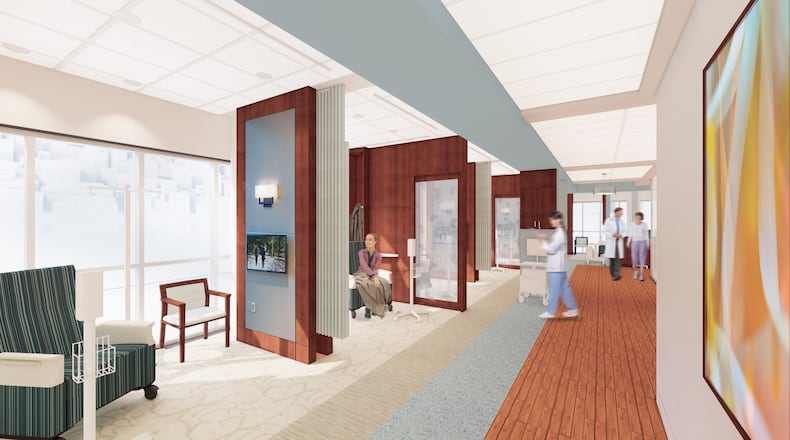 Fort Hamilton Hospital is expanding its cancer services by remodeling the third floor of the physician office building on the hospital campus. The expansion includes 16 private and semi-private infusion bays to accommodate chemotherapy patients.