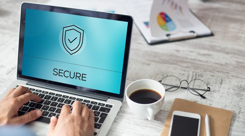 You should always have antivirus or internet security software on your computers. They will hopefully stop any viruses that might try to infect your computer and can help protect you from other dangers like scams. CNTHZL/ISTOCK PHOTO