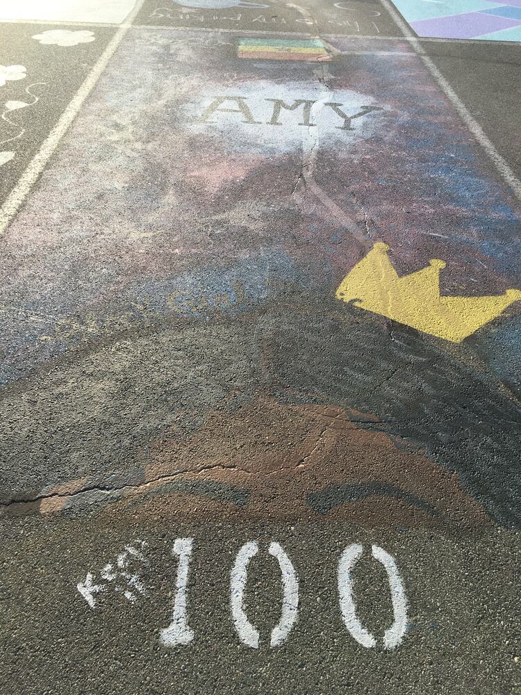 Lakota West senior parking spaces