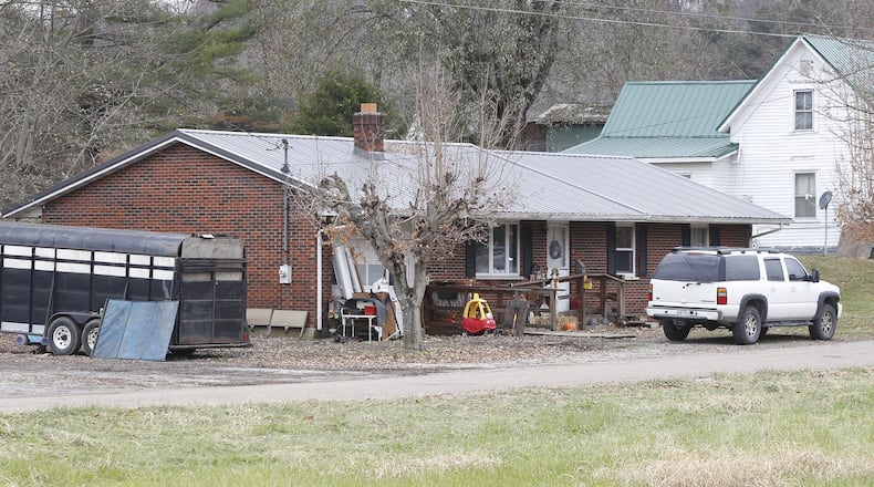 Home of George "Billy" Wagner III and his wife Angela Wagner in South Webster. Six members of the Wagner family were arrested in connection with the 2016 murder of Rhoden family members in Pike County. TY GREENLEES / STAFF
