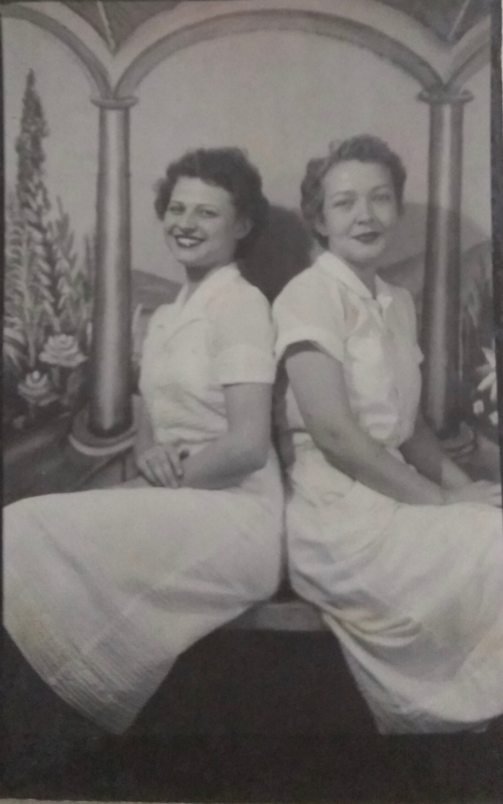 Trolley Stop founder Elizabeth Jo Thielen died Monday, Dec. 17. Thielen (right) in a  photo from beauty school in Knoxville.