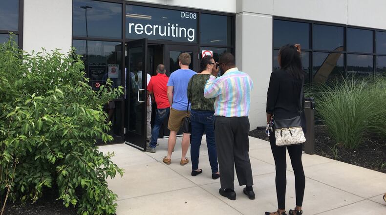 A Pulse of the American Worker Survey shows that 1 in 4 workers or 76% plan to look for a job at a different company once the pandemic has subsided. STAFF PHOTO