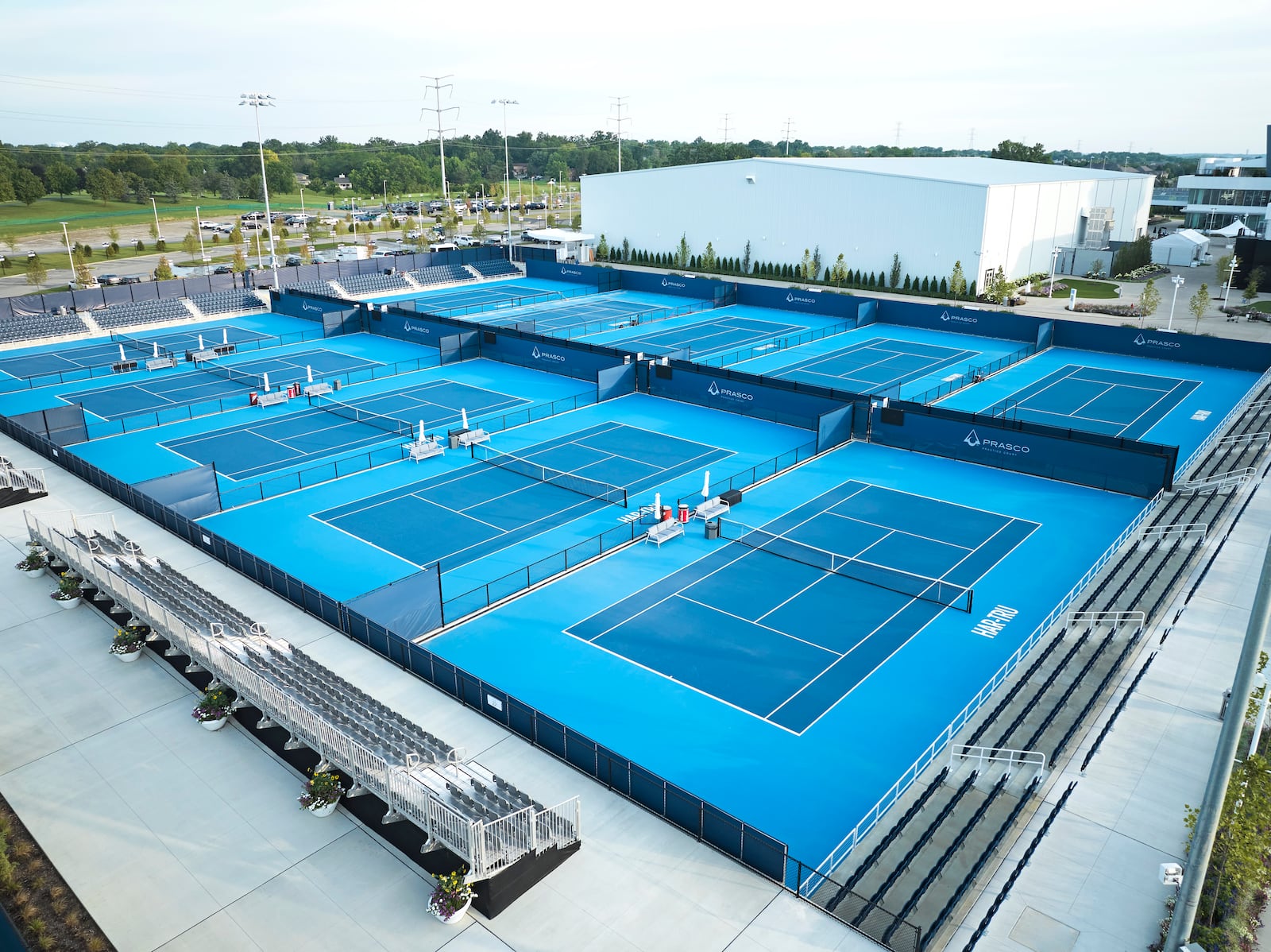 The Lindner Family Tennis Center in Mason now has 31 outdoor tennis courts. Christian Dohn/Contributed