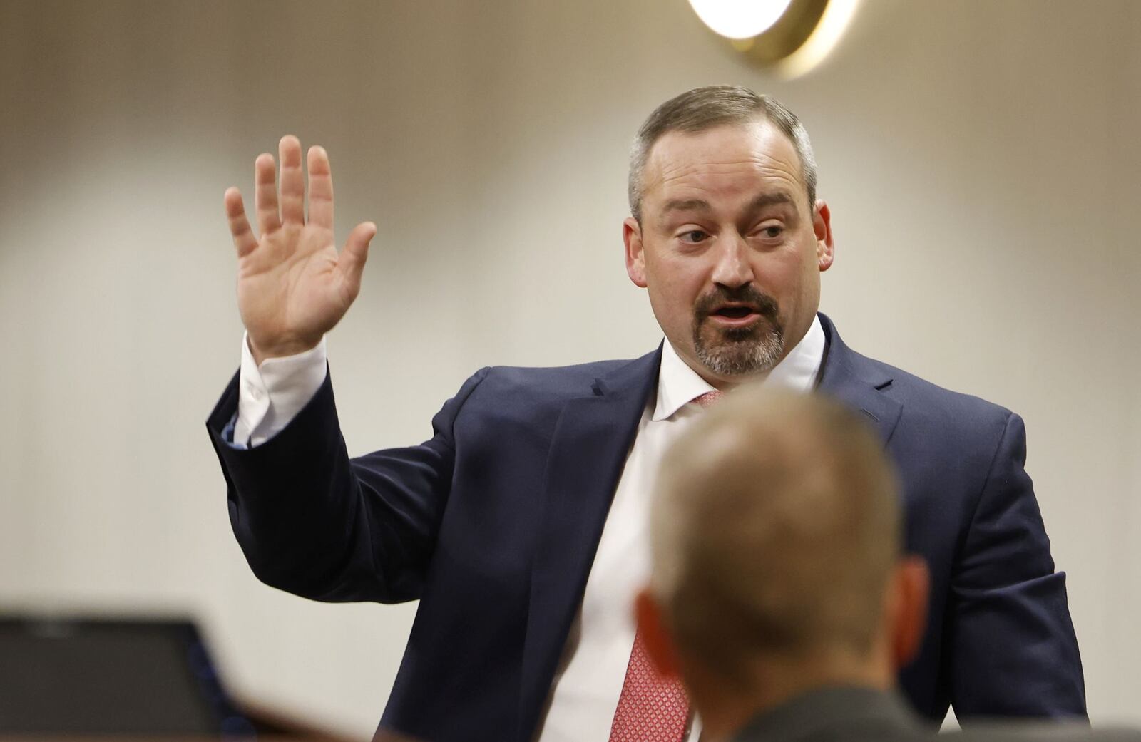 Defense attorney Chad Ziepfel,  pictured, is representing former Butler County Auditor Roger Reynolds in his appeal. NICK GRAHAM/STAFF