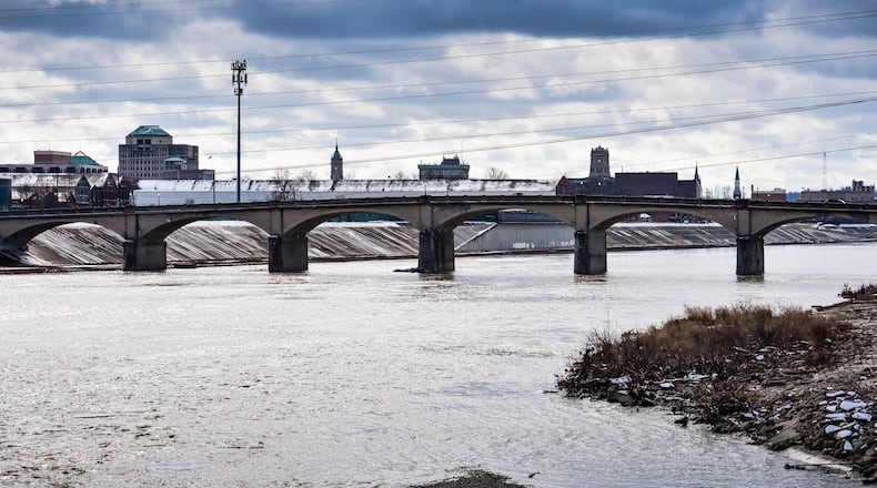 The Black Street Bridge, built about a century ago, will need to be replaced within about 20 years. That is part of the reason for the proposed North Hamilton Crossing bridge-and-highway project. NICK GRAHAM/STAFF