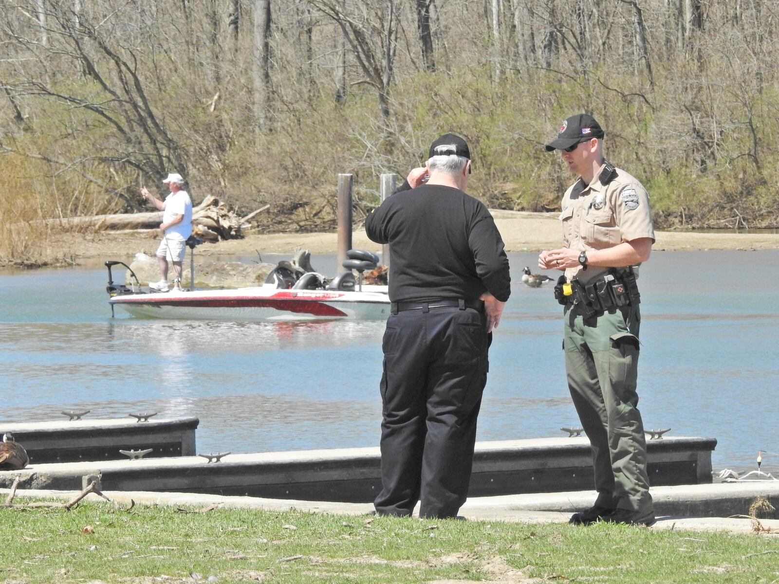 A Miamisburg man died after his boat capsized at Hueston Woods State Park on Tuesday, April 9, 2019. NICK GRAHAM / STAFF
