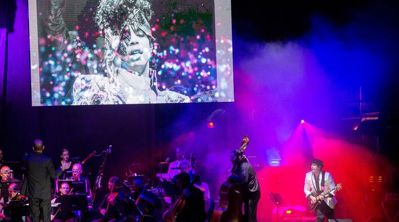 A live band and a full symphony orchestra will recreate the music of the late Prince at the Taft Theatre on Sept. 24. CONTRIBUTED