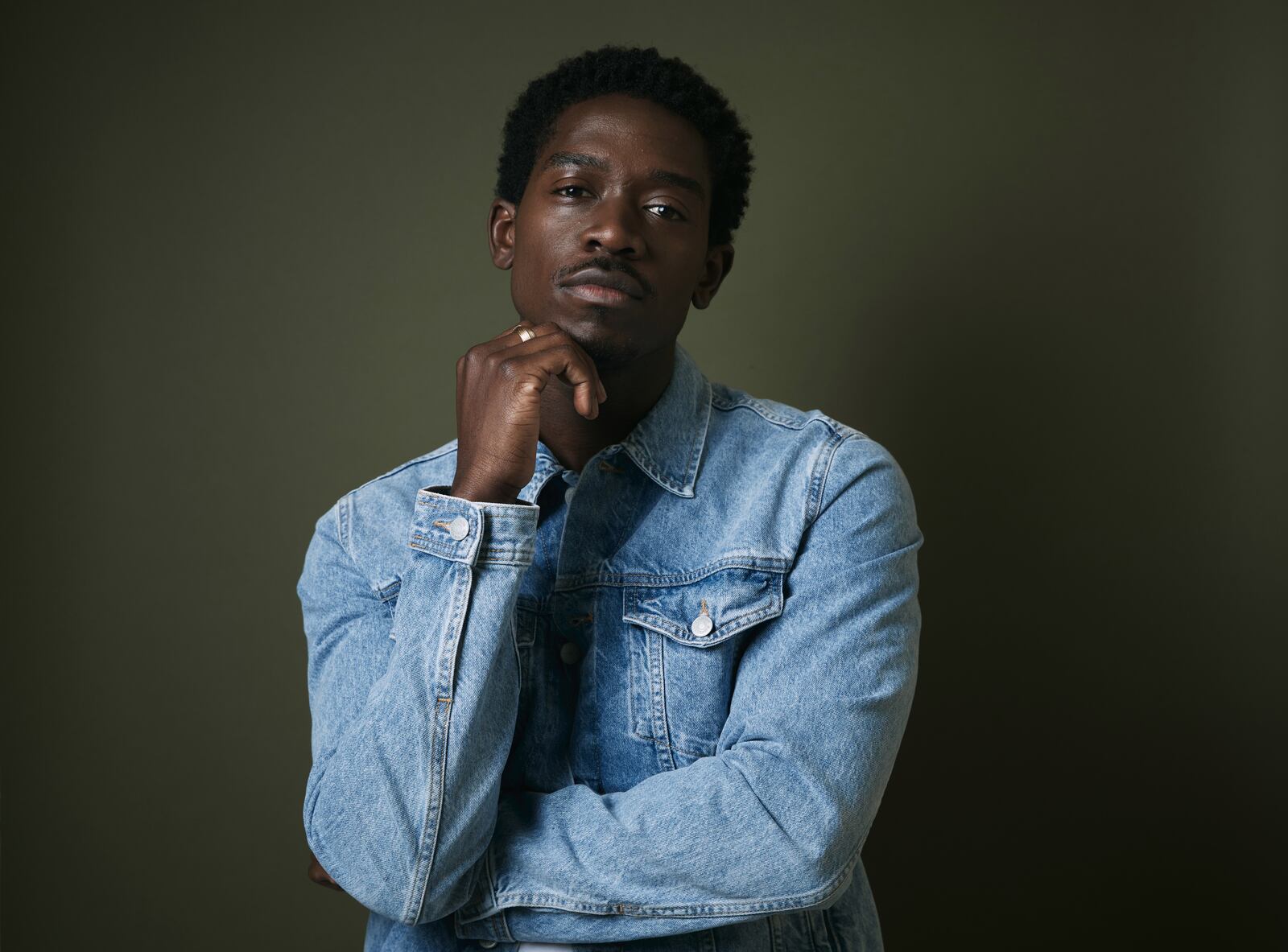 Damson Idris poses for a portrait to promote "F1 The Movie" on Tuesday, June 17, 2025, in New York. (Photo by Taylor Jewell/Invision/AP)