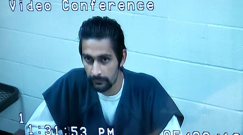 Following a 10-delay to locate a Punjabi translator, Dalvir Singh of Middletown was arraigned Friday, June 7, 2019, on two counts of kidnapping and a count of robbery in Warren County Common Pleas Court. Singh, 24, allegedly took a car at Atrium Medical Center with two children in the backseat. NICK GRAHAM/STAFF A Warren County grand jury indicted Dalvir Singh, of Middletown, on several charges including kidnapping after he took a car at Atrium Medical Center on April 25 with two children inside. He appeared for video arraignment in front of Magistrate W. Andrew Hasselbach Wednesday, May 29 in Warren County Common Pleas Court but it was continued until they obtain an interpreter who speaks Punjabi, Singh’s native language. NICK GRAHAM/STAFF