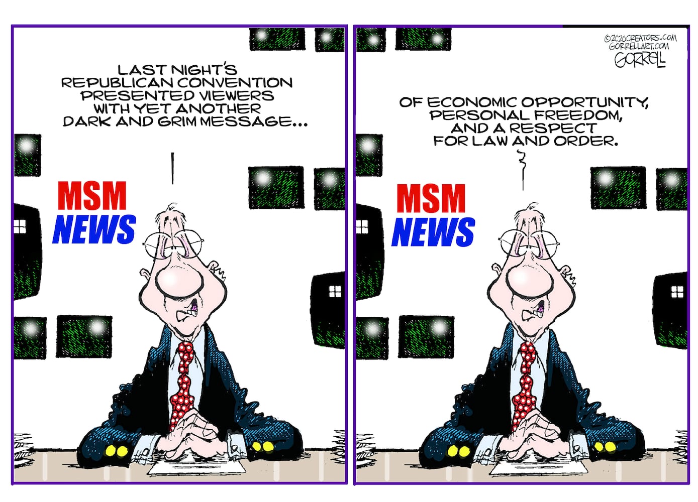 Week in cartoons: Republican National Convention, Jacob Blake and more