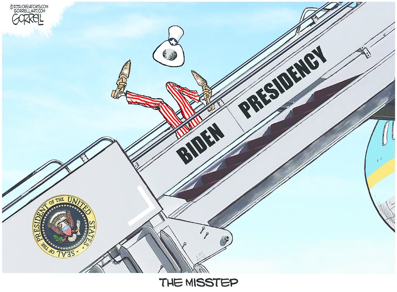 Week in cartoons: Biden press conference, Georgia voting rules and more