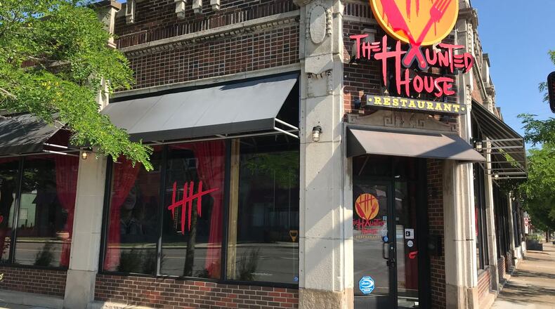 The Haunted House Restaurant in Cleveland Heights serves up horror-movie-themed dishes and spooky ambiance.