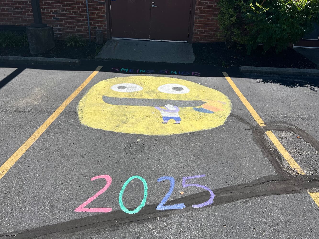 Hamilton high school senior parking lot spaces 2024