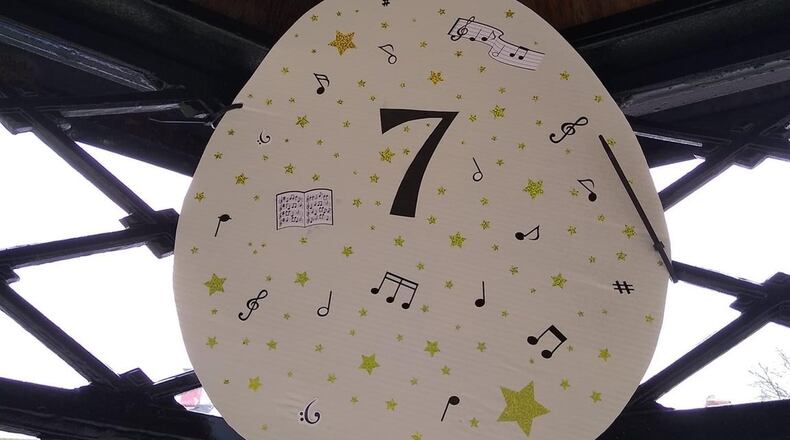 The Dayton Lane Historic Area Inc. in Hamilton is holding a Walking Egg Hunt through Easter and 20 residents have designed 30 eggs that can be seen from the sidewalk, says Heather Hodges, organizer of the event. SUBMITTED PHOTO