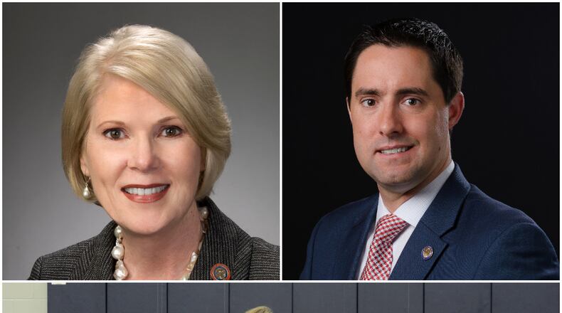State Rep. Dorothy Pelanda, R-Marysville, (left) and State Sen. Frank LaRose, R-Hudson, both told this news outlet they are “considering” a run for Ohio Secretary of State.