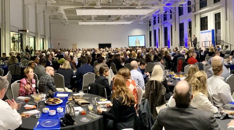 Five hundred guests attended the Greater Hamilton Chamber of Commerce annual meeting on Jan. 27, 2023, at Spooky Nook Sports at Champion Mill. CONTRIBUTED