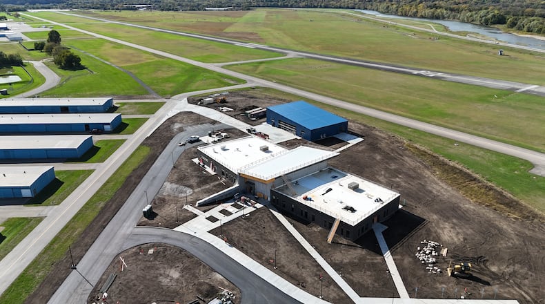 In March, next to an airstrip at Middletown Regional Airport, Butler Tech is scheduled to open its $15 million its first, free-standing Aviation Education Center for high school students from the career schools’ 11 local school districts it serves. The aviation school is one of three major Butler Tech facilities scheduled to open in the first half of 2026. (Provided)