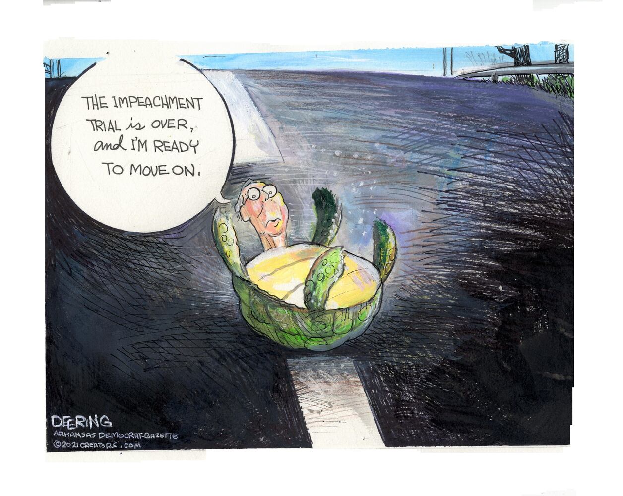 Week in cartoons: Frigid Texas, Rush Limbaugh and more