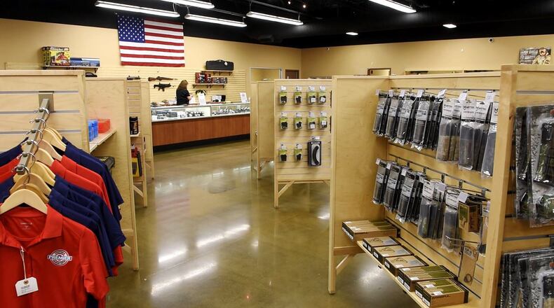 Premier Shooting and Training Center is  on Premier Way in West Chester Twp. The facility has a retail store with guns, knives and accessories, two 10-lane shooting ranges, training rooms, lounge areas and a martial arts/workout area where self defense classes are offered. NICK GRAHAM/STAFF