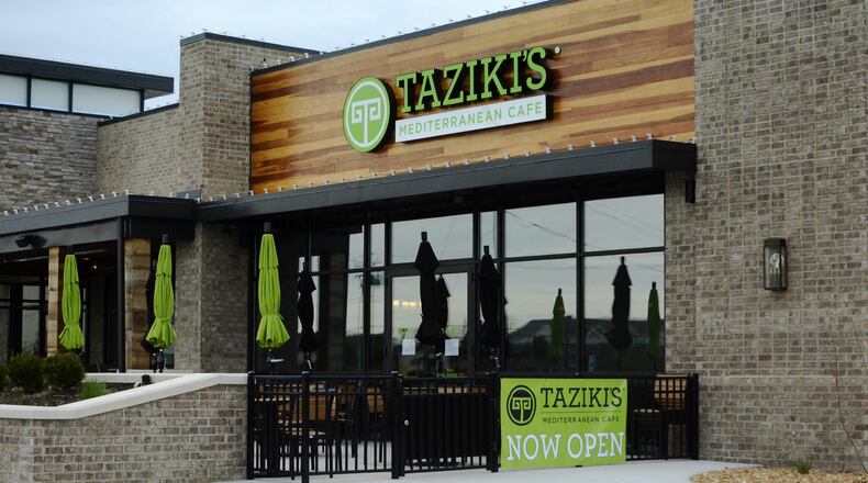 Taziki’s Mediterranean Café is open at 9640 Mason-Montgomery Road in Deerfield Twp., next to Brixx Wood Fired Pizza.