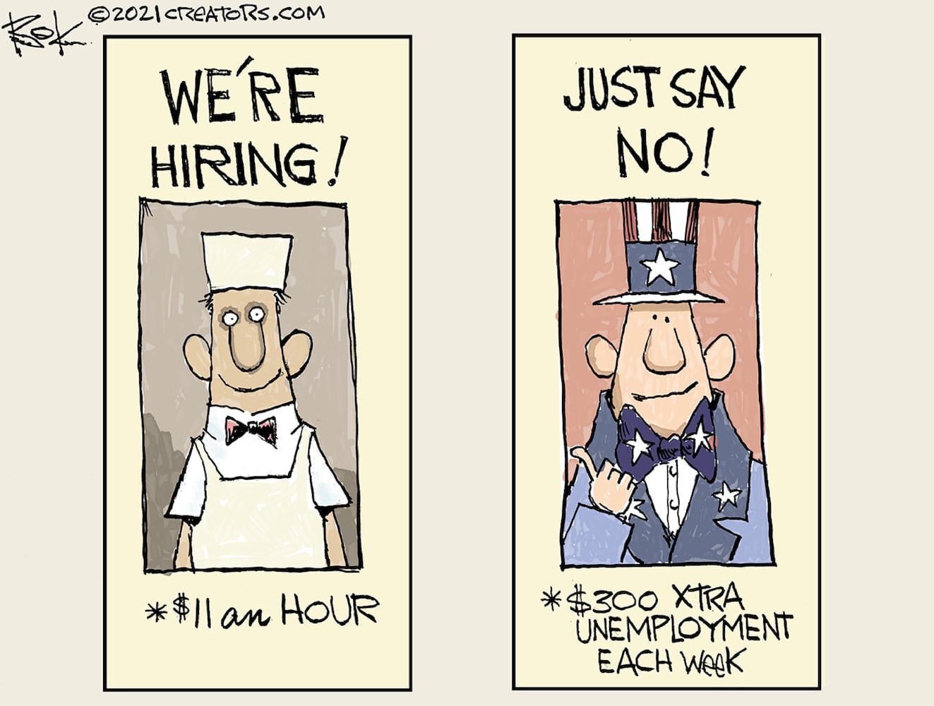 Week in cartoons: Help wanted, Liz Cheney and more