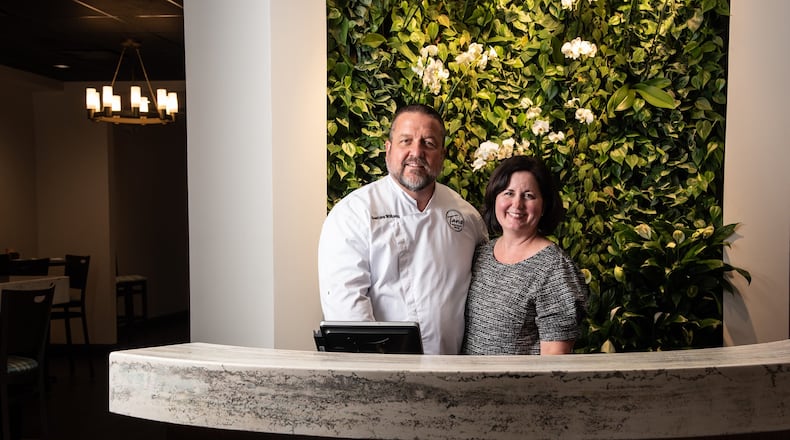 Chef Gaetano “Tano” Williams and his wife, Gina, the owners and operators of Tano Bistro, which opened a Hamilton location on Monday, Aug. 5, 2019. CONTRIBUTED