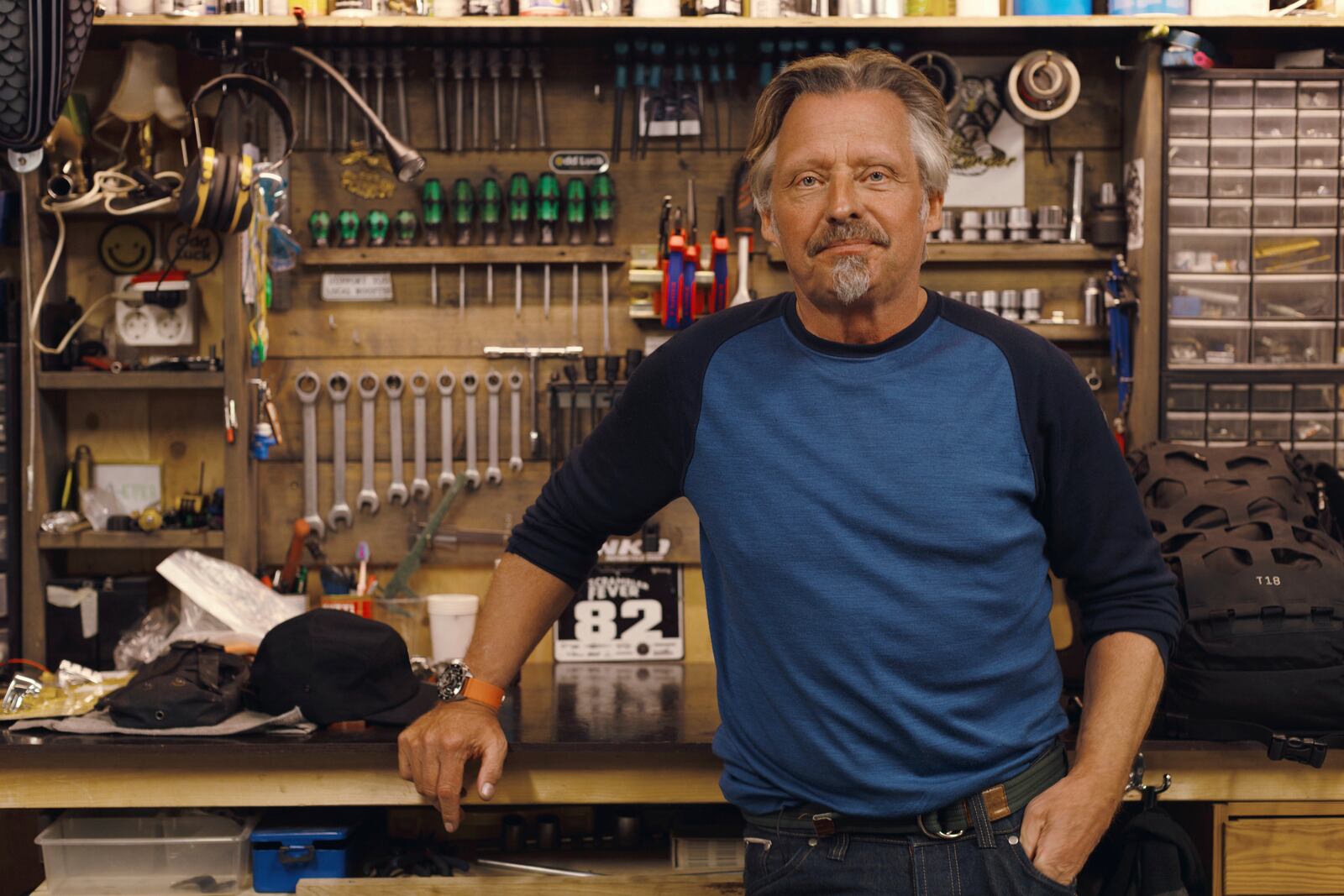 This image released by Apple TV+ shows Charley Boorman in a scene from "Long Way Home." (Max Cruz/Apple TV+ via AP)