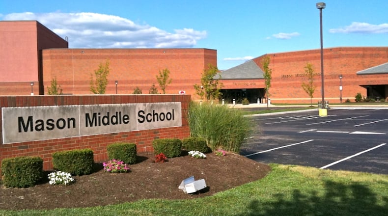 A white Mason Middle School teacher has been reprimanded by district officials for telling an African-American boy in her class last month that he would be “lynched” by his classmates if he didn’t finish his school work. The teacher has also been ordered to attend cultural sensitivity training classes provided by Mason Schools.(Provided photo)