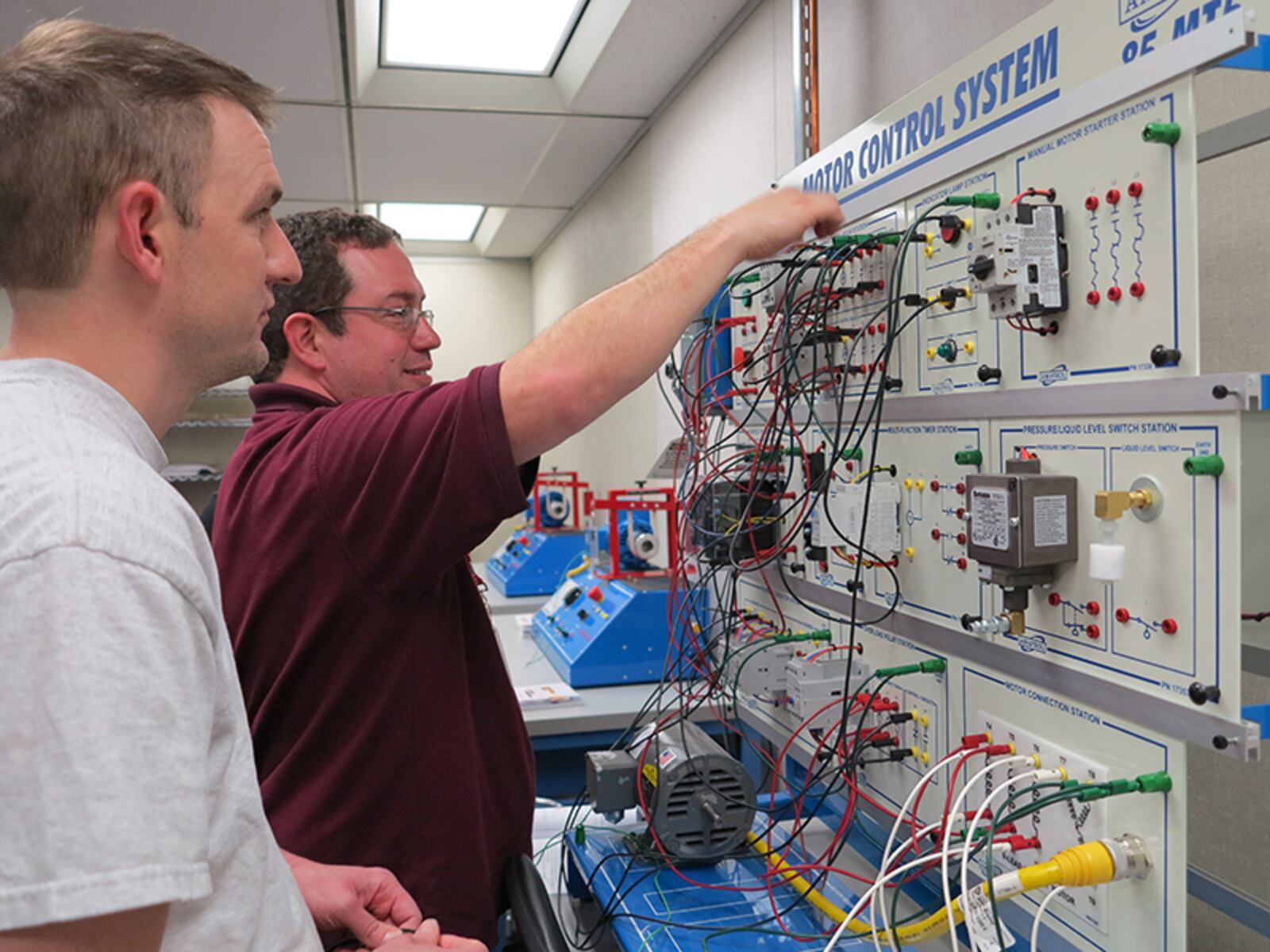 Warren County Career Center offers an electro-mechanical PLC technician program for adult learners.