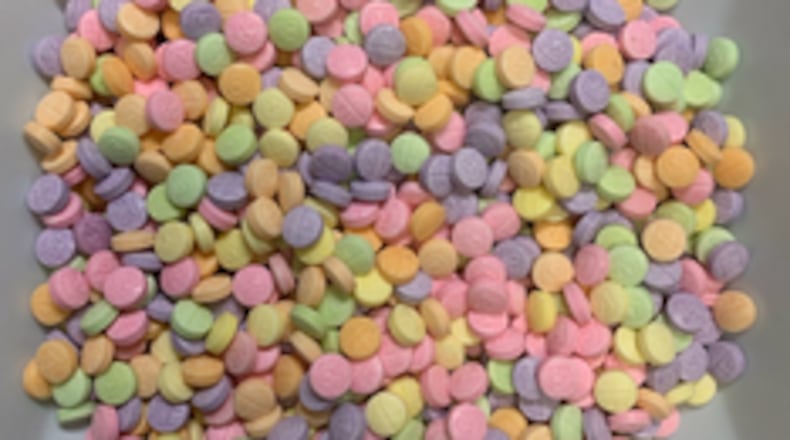 Rainbow fentanyl was seized in Franklin County. CONTRIBUTED