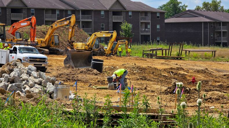 The Havenwood subdivision will have 47 townhomes ranging from $290,000 to $350,000. NICK GRAHAM/STAFF