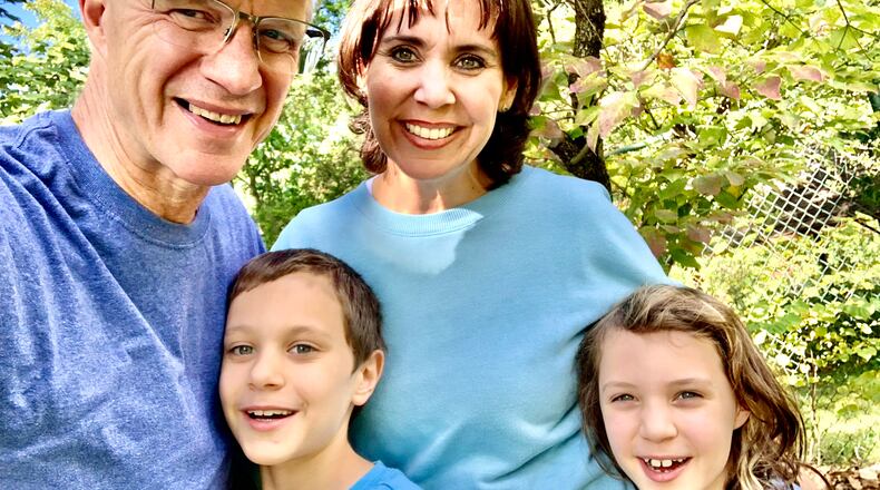 Barry Shafer photographed Jessica and their two children during a recent walk at Bull’s Run Arboretum. CONTRIBUTED