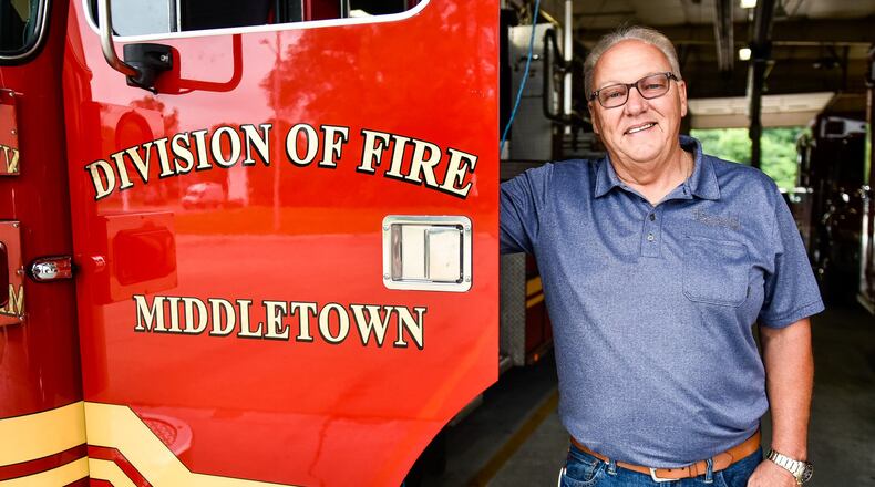 Jim Tinch, a pastor with Berachah Church, is the new chaplain for the Middletown Division of Fire. NICK GRAHAM/STAFF