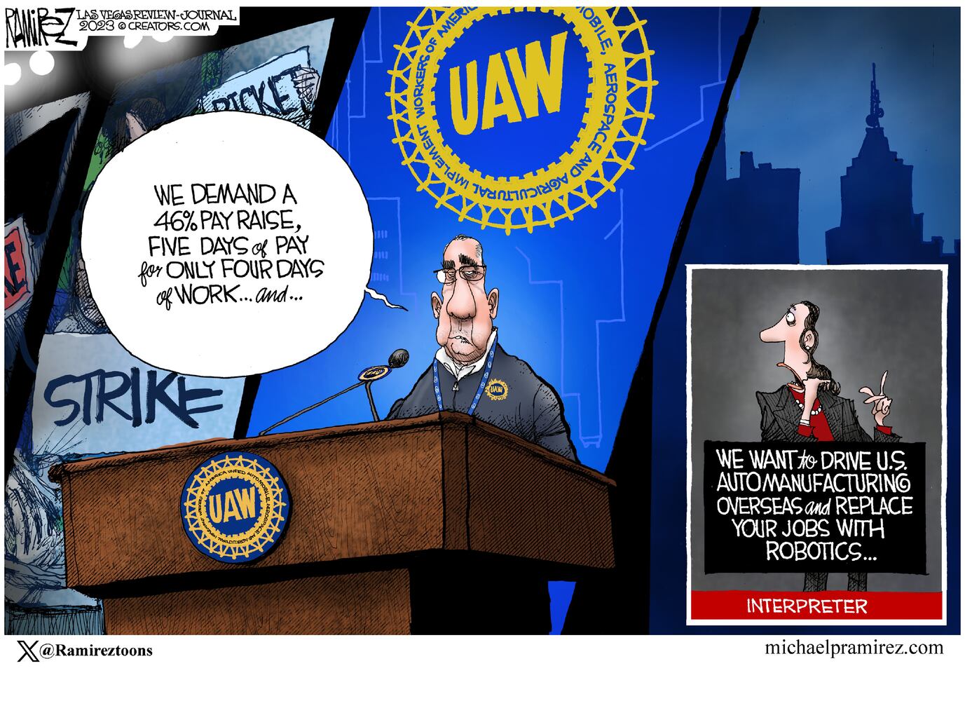 CARTOONS: Michael Ramirez, Sept. 16, 2023