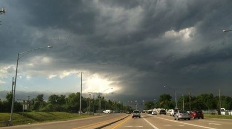 Dayton clouds. Photo by Tammy McClellan