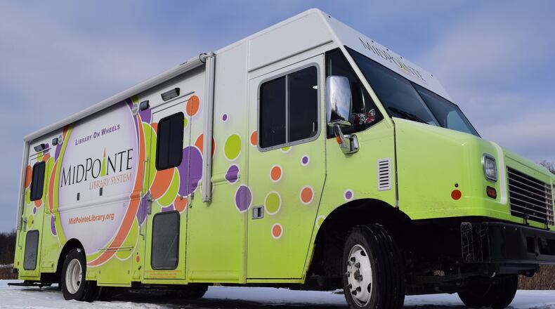 Cari Hillman, Public Relations Manager, MidPointe Library System talks about the new bookmobile program. CONTRIBUTED