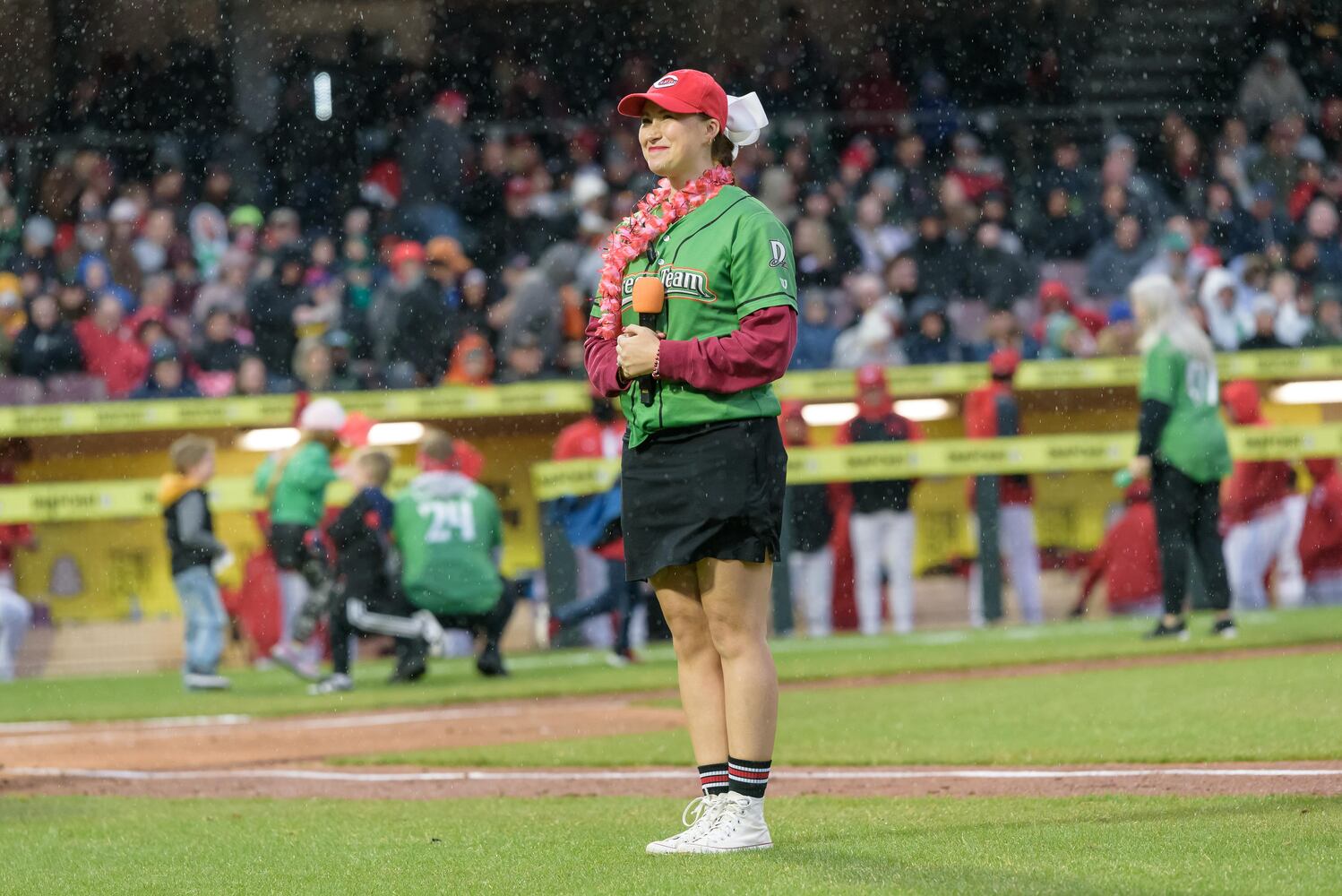 PHOTOS: Cincinnati Reds vs. Reds Top Prospects at Day Air Ballpark