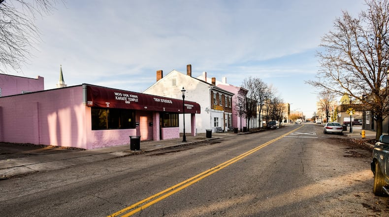 Businesses line South Second Street in Hamilton. People in Hamilton’s Second Ward want the city to help them and the Fourth Ward with development in their areas, and the topic will be covered at a meeting Monday at the Booker T. Washington Community Center. NICK GRAHAM/STAFF