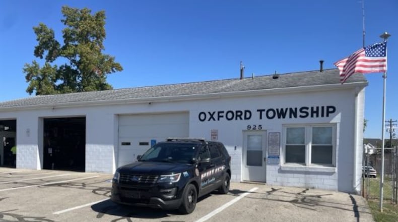 The Oxford Township building is seen in this photo by staff at the Oxford Observer. JACK TINCHER/CONTRIBUTED