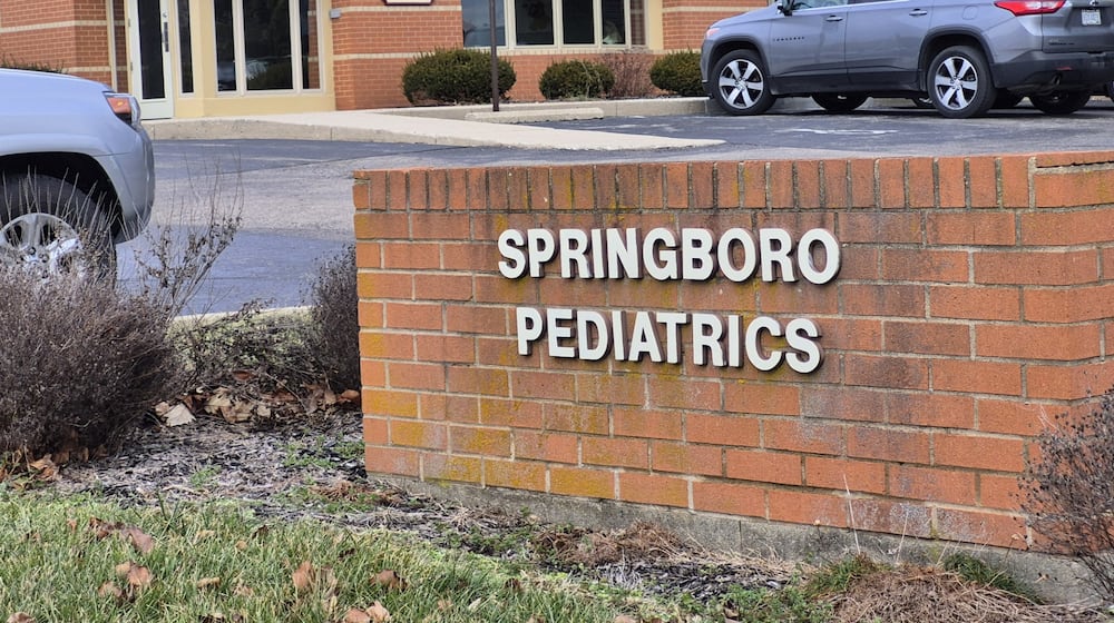 Springboro Pediatrics will become Cincinnati Children's Springboro Primary Care in April. MICHAEL KURTZ/ STAFF
