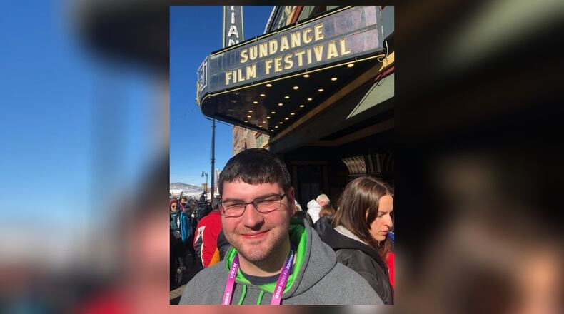 Bryce Forren, a Miami University film studies major who will attend his third Sundance film festival in January 2022.