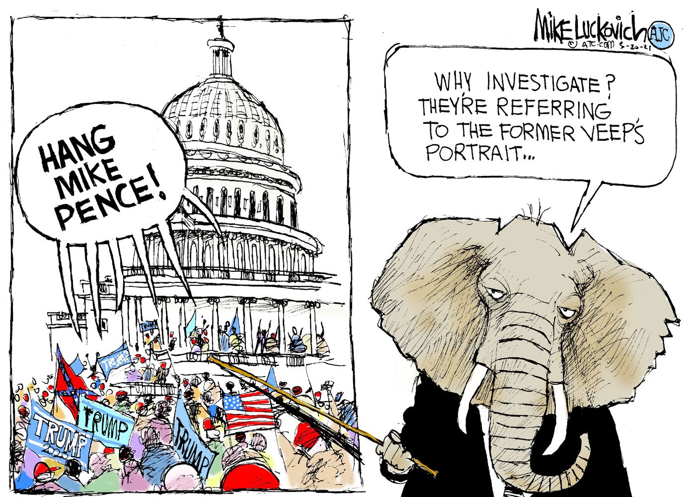 Week in cartoons: Masks off, Middle East violence and more